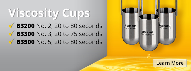 Baker Instruments Viscosity Cups