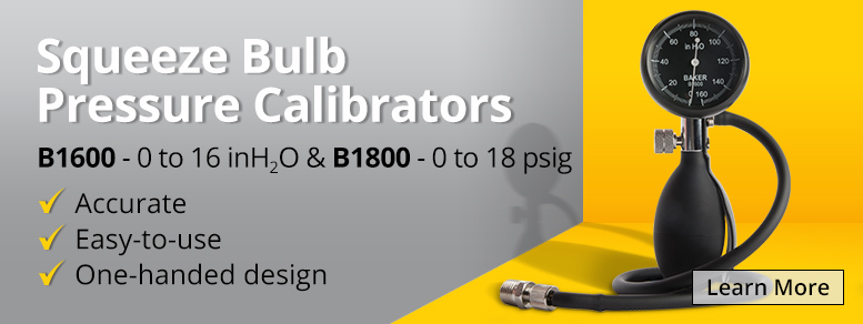 Baker Instruments Pressure Calibrators