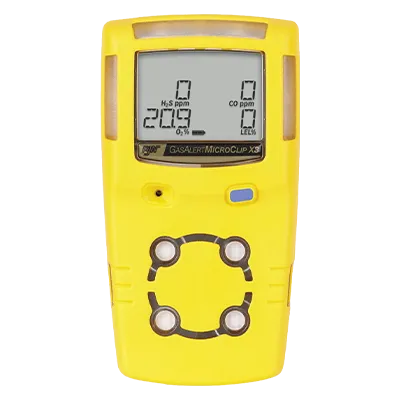 Image of GasAlertMicroClip X3 Multi-Gas Detectors, showcasing the product
