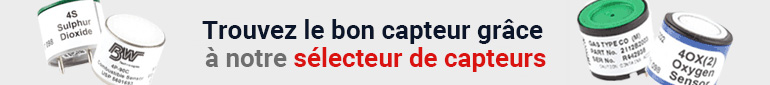 Sélectionner un détecteur de gaz