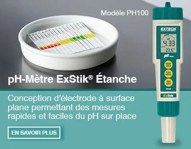Image du produits du Extech PH100 pH-Mètre ExStik Étanche