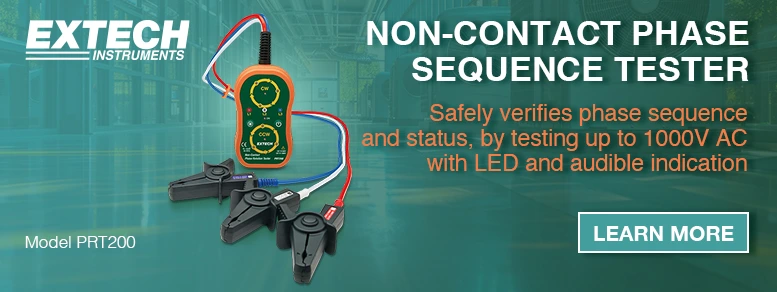 Image of the extech PRT200 Non-Contact Phase Sequence Tester3