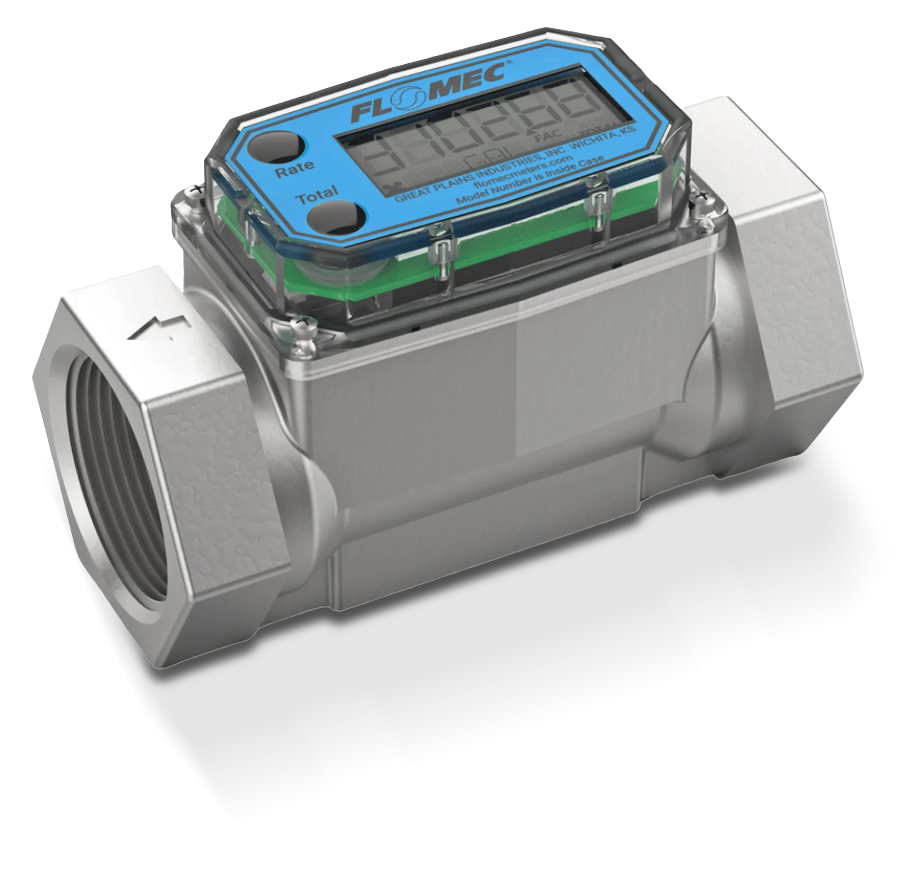 FLOMEC série G2 Débitmètre à turbine en acier inoxydable