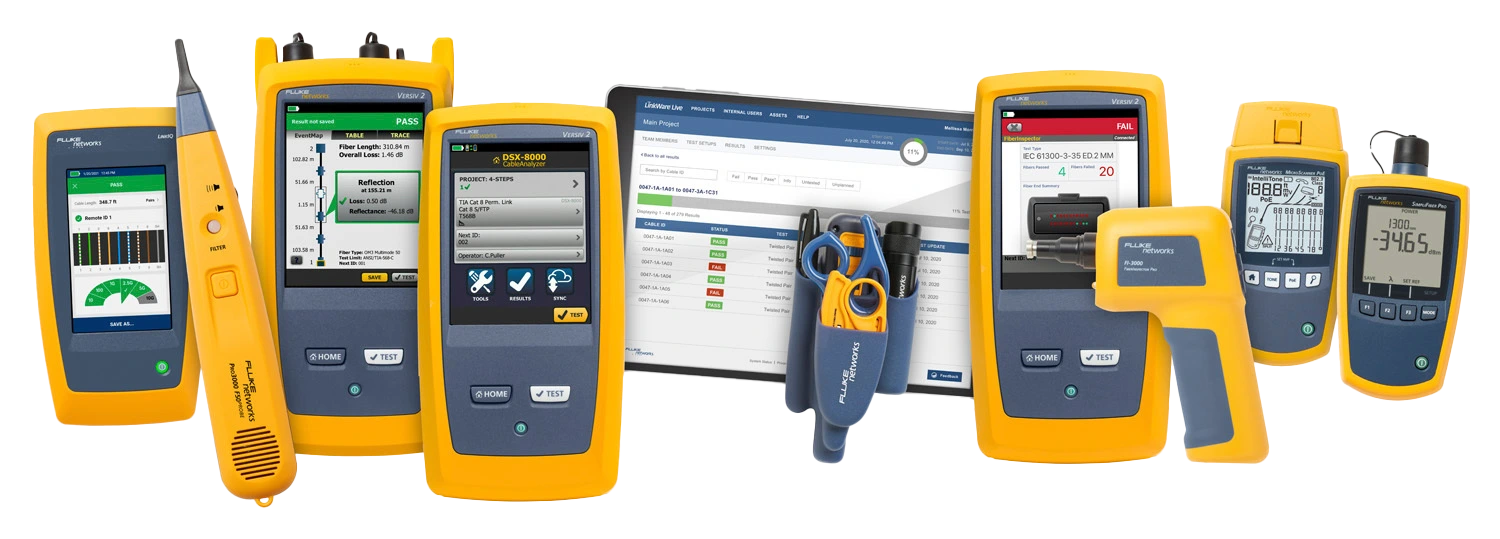 Centres de données Fluke