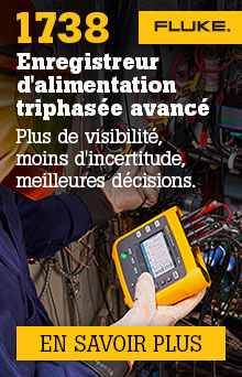 Fluke 1738 Enregistreur d'alimentation triphasée avancé