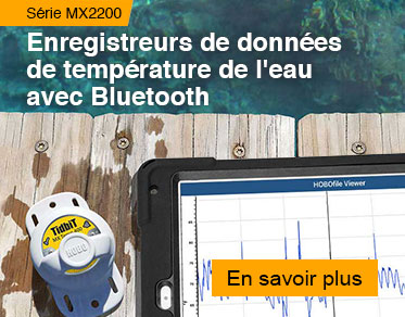 MX2200 enregistreurs de données de température de l'eau avec Bluetooth