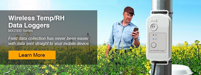 MX2300 Series Wireless Temperature/Humidity Data Loggers