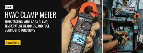 Image of the Klein Tools CL445 HVAC Clamp Meter