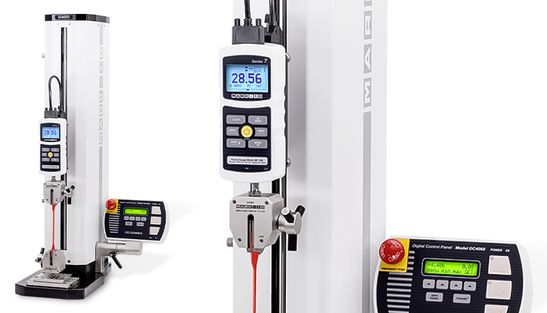 Découvrez Banc d'essai motorisé ESM303 pour traction/compression avec Mark10