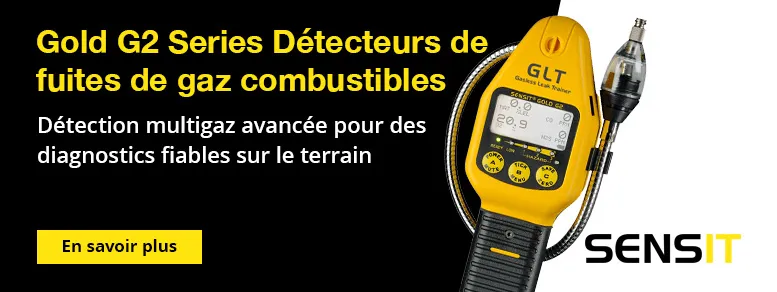 SENSIT Gold G2 Series Détecteurs de fuites de gaz combustibles