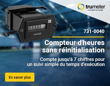 Image de Trumeter 731-0040 Compteur d'heures sans réinitialisation