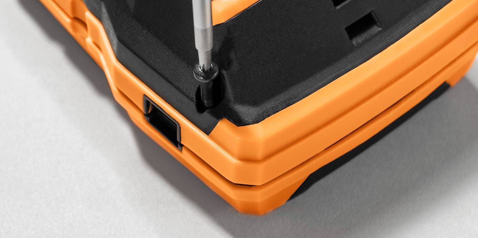 Boîtier de boîtier boulonné de l'analyseur de combustion Testo 300