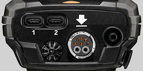 Fond de sonde de l'analyseur de combustion Testo 300
