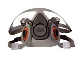 3M 07025 Reusable Half Face piece Respirator (AAD), Medium -