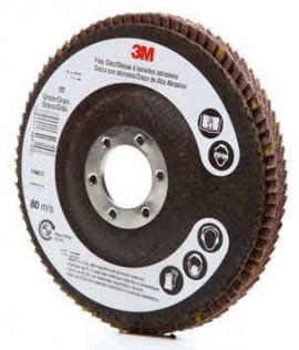 3M 49615 Flap Disk, 4.5&amp;quot; x 7/8&amp;quot;-
