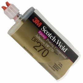 3M DP-270 Scotch-Weld Epoxy Adhesive, Black, 200ml (Pack of 12)-