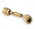 AccuTools S10695 Micron Gauge Coupler for the A10702 and A10730 digital micron gauge, 1/4&amp;quot;, brass-