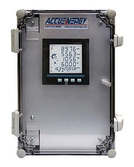 Accuenergy 9104X-IIR-MV-P3V3 Pre-Wired Panel Enclosure with Data Logging, Rogowski Coil CT input, 480 Vac-