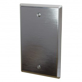 ACI A Series Wall Plate Temperature Sensor, 10,000 ohm Type II thermistor, stainless steel-