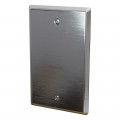 ACI A Series Wall Plate Temperature Sensor, 10,000 ohm Type II thermistor, stainless steel-