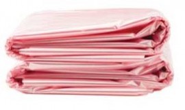 ACL Staticide 5076 Anti-Static Wastebasket Liners, 24 x 36&amp;quot;, pink, 50-pack-