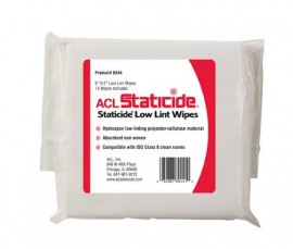 ACL Staticide 8044 Low Lint Wipes, 6&amp;quot; x 6&amp;quot;, 900 wipes-