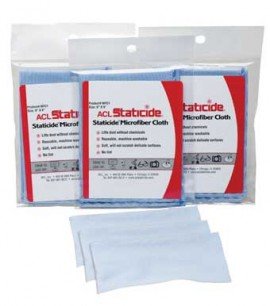 ACL Staticide MFC1-CASE Microfiber Cloths, 9 x 9&amp;quot;, blue, 72-pack-