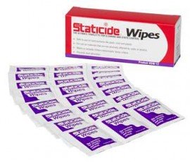 ACL Staticide SW12 Anti-Static Wipes, 5&amp;quot; x 8&amp;quot;, 24 wipes-