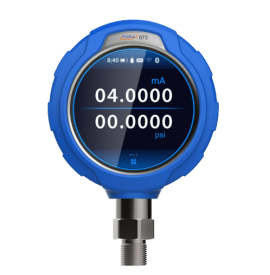 Additel 673 Series Pressure Gauge with HART, -15 to 100 psi, 0.05% FS, 4.65&amp;quot; dial, 1/2&amp;quot; NPT M, 304 SS-