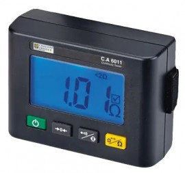 AEMC CA 6011 Testeur de continuit&amp;eacute; point &amp;agrave; point avec grand &amp;eacute;cran r&amp;eacute;tro&amp;eacute;clair&amp;eacute; et inversion automatique de polarit&amp;eacute;, 2000 points-