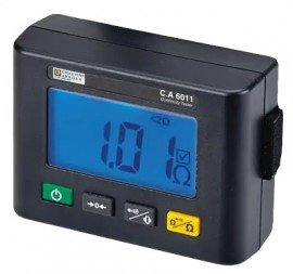 AEMC CA 6011 Point-to-Point Continuity Tester with large backlit display and automatic polarity reversal, 2000 counts-
