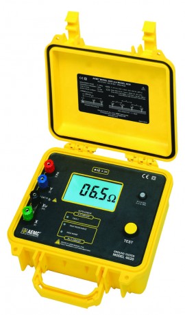 AEMC 4620 Testeur de r&amp;eacute;sistance de terre, 2 000 &amp;ohm;, aliment&amp;eacute; par pile-