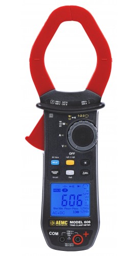 AEMC 606 Pince de puissance CA/CC, 2000 A CA/3000 A CC-