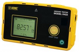 AEMC 6422 Ground Resistance Test Kit, 2.000 kΩ, 3-point-