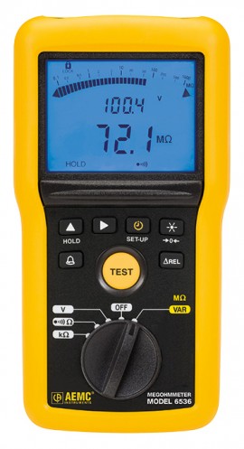 AEMC 6536 Insulation Resistance Tester for ESD Testing, 20G&amp;Omega;-