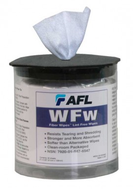 AFL 9000-03-0026MZ FiberWipes, caisse de 24 mini-tubes-
