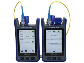 AFL SMLP8-04-BAS – Basic Optical Loss Test Kit with OPM8-L Power Meter &amp; OLS8-QUAD Light Source, 850–1550 nm-