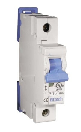 Altech 1G20UM Mini Circuit Breaker, 20 A, single pole-