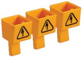 Altech BRUL Capuchons d'isolation pour 1P, 2P et 3P, lot de 3-