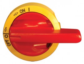 Altech LK11 Y/R U Door Interlock Handle, IP67, yellow-red-