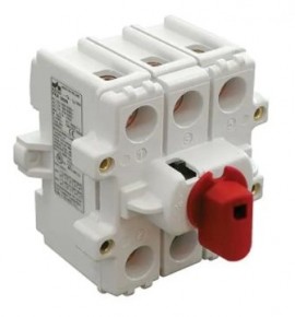 Altech KU380N Extended/Direct Handle Motor Disconnect Switch, 80 A, three-pole-