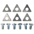 Ammco 7681-6 Carbide Insert, Positive Rake, 6-pack-
