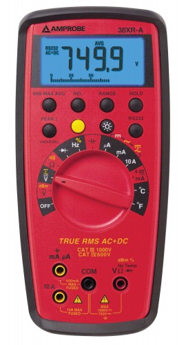 Amprobe 38XR-A True RMS Digital Multimeter with optical PC interface-