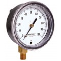 Ashcroft 1490 Pressure Gauge, 0/15 &amp;quot;H&lt;sub&gt;2&lt;/sub&gt;O, 2.5&amp;quot; dial, &amp;frac14;&amp;quot; NPT male lower, black, glass filled polysulfone-