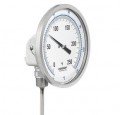 Ashcroft 30EI60E0400/250F Bimetal Thermometer, 4&quot; Stem, 0 to 250&amp;deg;F-