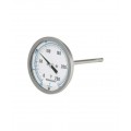 Ashcroft 30EI60R0400/250F Bimetal Thermometer, 4&quot; Stem, 0 to 250&amp;deg;F-