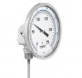 Ashcroft 50EI60E0400/200F Bimetal Thermometer, 5&quot; Dial, 4&quot; Stem, 0 to 200&amp;deg;F-