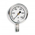 Ashcroft 1008 Pressure Gauge, 0 to 160 psi, 2.5&amp;quot; dial, &amp;frac14;&amp;quot; NPT male lower, SS housing-