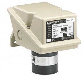 Ashcroft LDAN4HB25 30IWD LP-Series Differential Pressure Switch with NEMA 4X Enclosure, Adjustable Deadband, 30 inH2O-