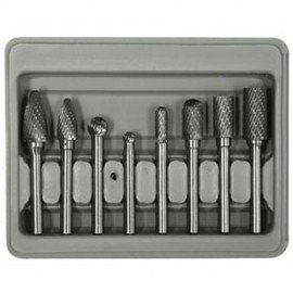 Astro Pneumatic 2181 Burr Set, carbide, 8-piece-